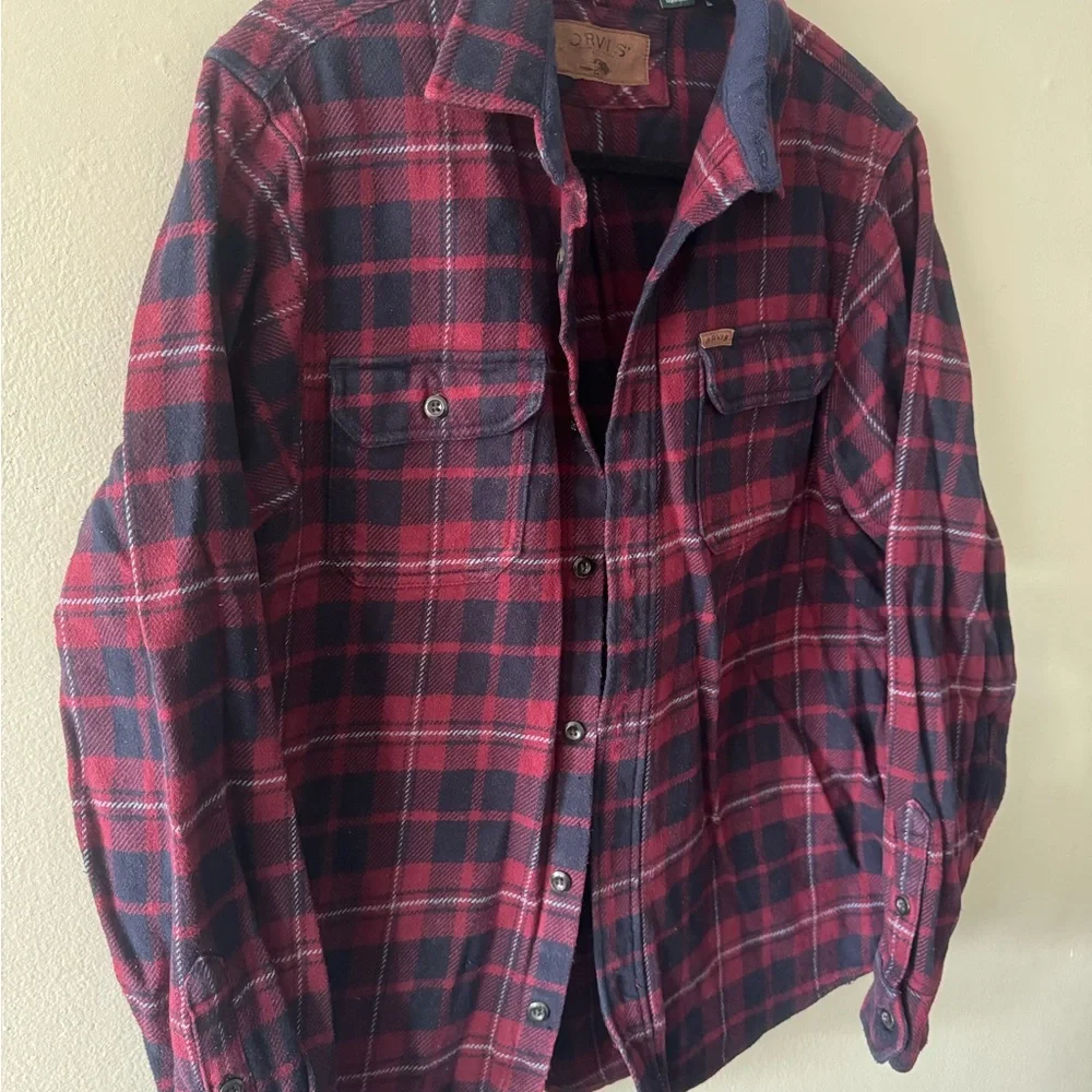Orvis Heavy Duty Flannel Shacket large - Picture 4 of 6